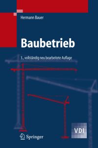 Book Cover for Baubetrieb by Hermann Bauer