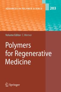 Book Cover for Polymers for Regenerative Medicine by Carsten Werner, Jennifer H Elisseeff