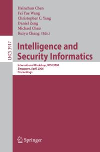 Book Cover for Intelligence and Security Informatics by WISI 2006, Hsinchun Chen