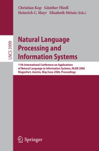 Book Cover for Natural Language Processing and Information Systems by International Conference on Applications of Natural Language to Information Systems, Christian Kop