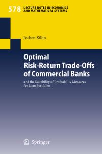 Book Cover for Optimal Risk-Return Trade-Offs of Commercial Banks by Jochen Kühn