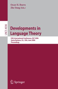 Book Cover for Developments in Language Theory by Conference on Developments in Language Theory, Oscar H Ibarra, Zhe Dang