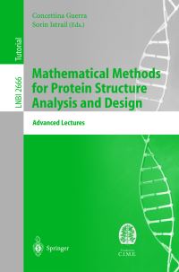 Book Cover for Mathematical Methods for Protein Structure Analysis and Design by Concettina Guerra, Sorin Istrail, Centro internazionale matematico estivo