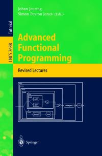 Book Cover for Advanced Functional Programming by Johan Jeuring, Simon Peyton Jones