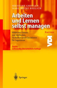 Book Cover for Arbeiten Und Lernen Selbst Managen VDI-Karriere by Kristine Grotian, Karl Heinz Beelich
