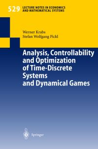 Book Cover for Analysis, Controllability and Optimization of Time-Discrete Systems and Dynamical Games by Werner Krabs