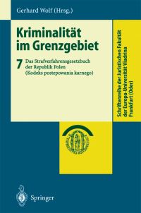 Book Cover for Kriminalität Im Grenzgebiet by Gerhard Wolf