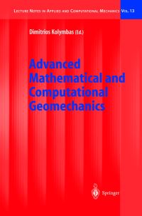 Book Cover for Advanced Mathematical and Computational Geomechanics by Euroconferences GeoMath, D Kolymbas