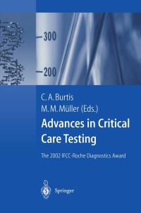 Book Cover for Advances in Critical Care Testing by CA Burtis, MM Müller