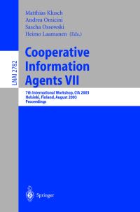 Book Cover for Cooperative Information Agents VII by CIA 2003, Matthias Klusch