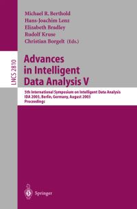 Book Cover for Advances in Intelligent Data Analysis V by International Symposium on Intelligetn Data Analysis, M Berthold