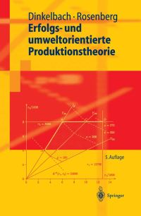 Book Cover for Erfolgs- Und Umweltorientierte Produktionstheorie by Werner Dinkelbach, Otto Rosenberg