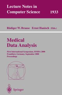 Book Cover for Medical Data Analysis by ISMDA 2000 Conference, Rüdiger W Brause, Ernst Hanisch