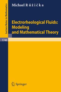 Book Cover for Electrorheological Fluids by Michael RÛuzicka