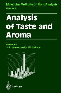 Book Cover for Analysis of Taste and Aroma by J F Jackson, H F Linskens