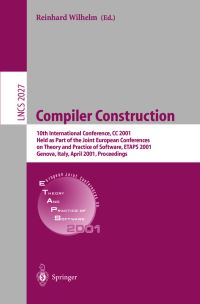 Book Cover for Compiler Construction by CC Conference, Reinhard Wilhelm, ETAPS Conference