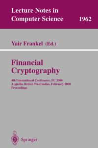 Book Cover for Financial Cryptography by FC Conference, Yair Frankel
