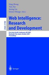 Book Cover for Web Intelligence by WI 2001 Conference, Ning Zhong