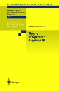 Book Cover for Theory of Operator Algebras III by Masamichi Takesaki