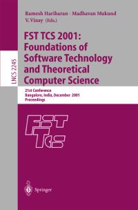 Book Cover for FST TCS 2001 by FST TCS 2001 Conference, Ramesh Hariharan, Madhavan Mukund, V Vinay