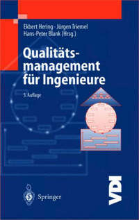 Book Cover for Qualitatsmanagement Fur Ingenieure by Ekbert Hering, Jürgen Triemel, HansPeter Blank