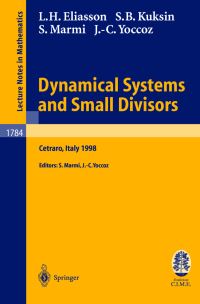 Book Cover for Dynamical Systems and Small Divisors by L H Eliasson, S Marmi, JeanChristophe Yoccoz