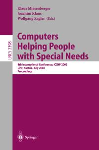 Book Cover for Computers Helping People With Special Needs by ICCHP 2002 Conference, Klaus Miesenberger, Joachim Klaus, Wolfgang L Zagler