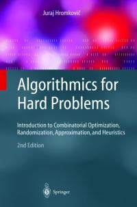 Book Cover for Algorithmics for Hard Problems by Juraj Hromkovic