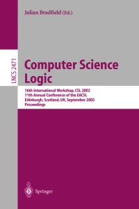 Book Cover for Computer Science Logic by Workshop on Computer Science Logic, J C Bradfield, European Association for Computer Science Logic