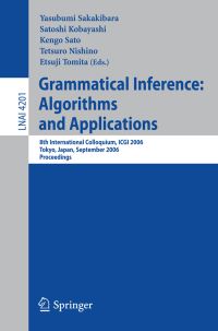 Book Cover for Grammatical Inference by International Colloquium on Grammatical Inference, Yasubumi Sakakibara