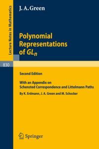 Book Cover for Polynomial Representations of GLn by J A Green, Karin Erdmann, Manfred Schocker