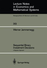 Book Cover for Sequential Binary Investment Decisions by Werner Jammernegg