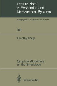 Book Cover for Simplicial Algorithms on the Simplotope by Timothy M Doup