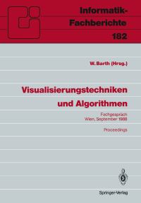 Book Cover for Visualisierungstechniken Und Algorithmen by Wilhelm Barth