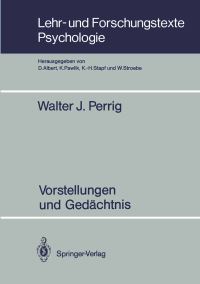 Book Cover for Vorstellungen Und Gedächtnis by Walter J Perrig
