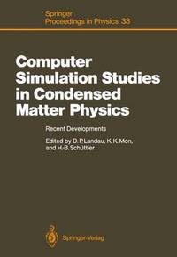 Book Cover for Computer Simulation Studies in Condensed Matter Physics by David P Landau, Kin K Mon, HeinzBernd Schüttler