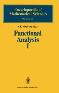 Book Cover for Functional Analysis I by N K Nikolskii