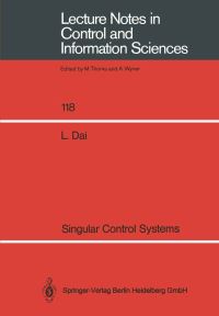 Book Cover for Singular Control Systems by Liyi Dai