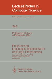 Book Cover for Programming Languages Implementation and Logic Programming by Pierre Deransart, Bernard Lorho, Jan Maluszynski