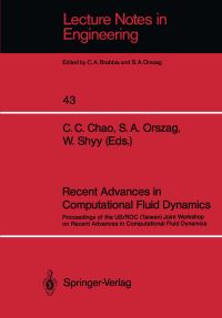 Book Cover for Recent Advances in Computational Fluid Dynamics by CC Chao, Steven A Orszag, W Shyy