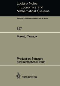 Book Cover for Production Structure and International Trade by Makoto Tawada