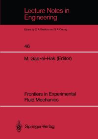 Book Cover for Frontiers in Experimental Fluid Mechanics by Mohamed GadelHak