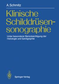 Book Cover for Klinische Schilddrüsensonographie by Andreas Schmitz
