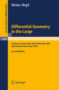 Book Cover for Differential Geometry in the Large by Heinz Hopf