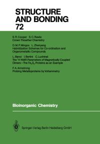 Book Cover for Bioinorganic Chemistry by Fraser A Armstrong, Lucia Banci, Ivano Bertini, Stephen R Cooper, Claudio Luchinat, David MP Mingos, Simon C Rawle, Lin Zhenyang