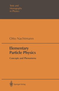 Book Cover for Elementary Particle Physics by Otto Nachtmann