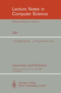Book Cover for Geometry and Robotics by JeanDaniel Boissonnat, JeanPaul Laumond