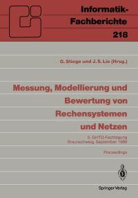 Book Cover for Messung, Modellierung Und Bewertung Von Rechensystemen Und Netzen by Günther Stiege, Jung S Lie