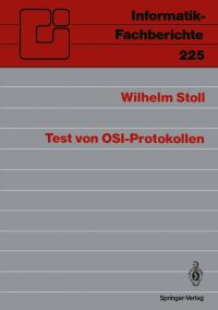 Book Cover for Test Von OSI-Protokollen by Wilhelm Stoll