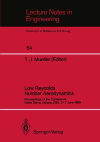 Book Cover for Low Reynolds Number Aerodynamics by Thomas J Mueller